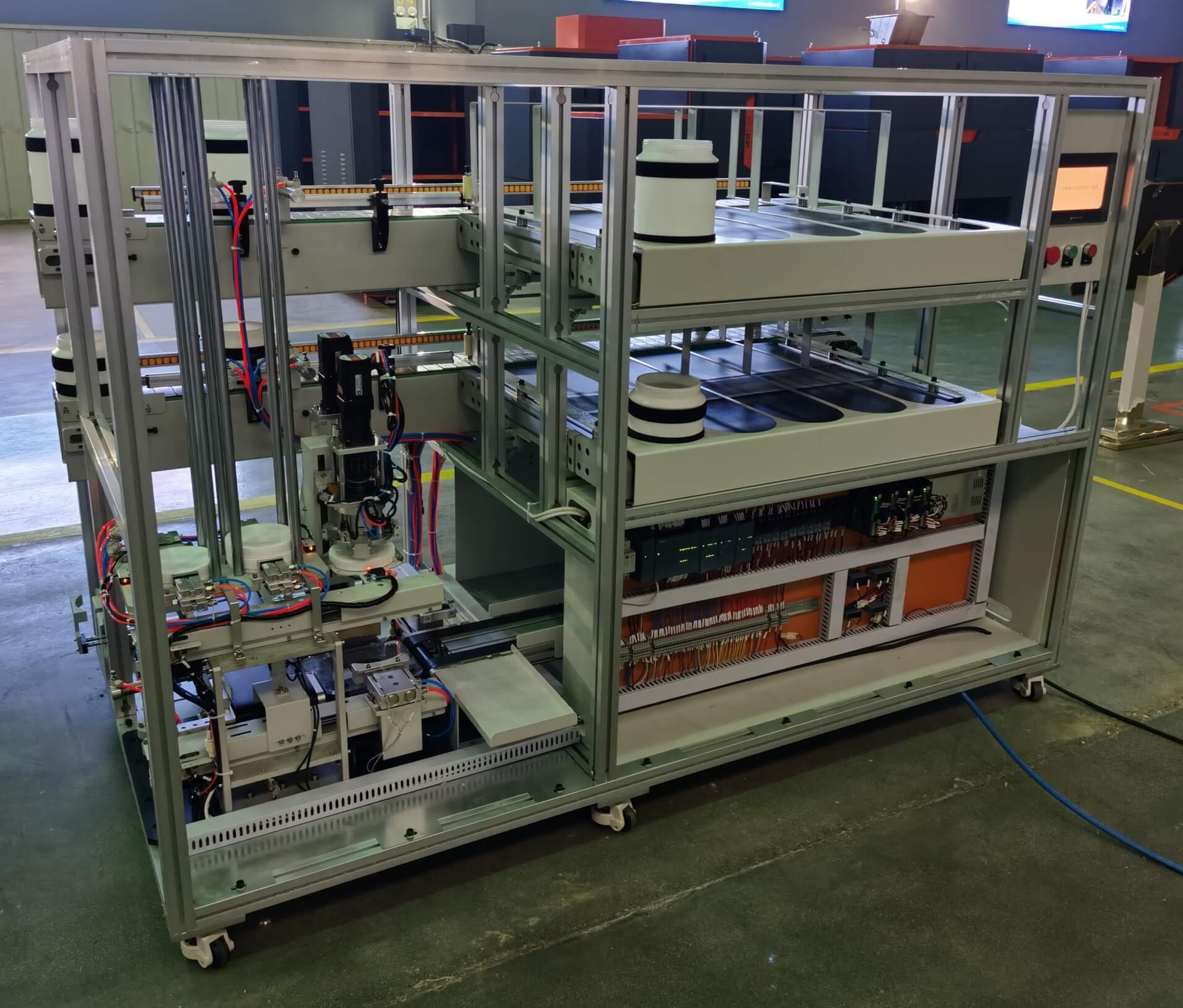 理瓶旋盖发送一体机展示用机